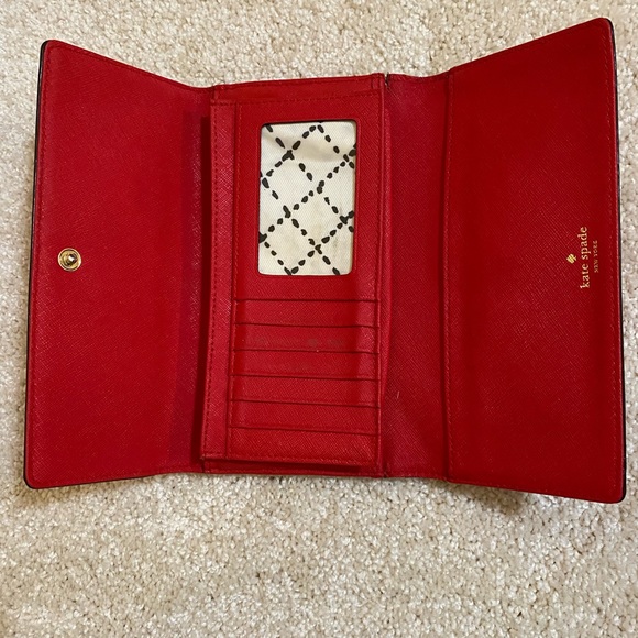 Red Kate Spade Wallet - Picture 4 of 5